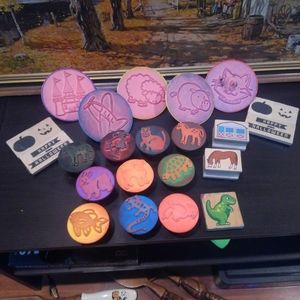 🦎 🐑 🐷 😺 Stamps LOT 20 + Stamp Variety Animals Kidz Kids Fun 🐎 Crafts Set